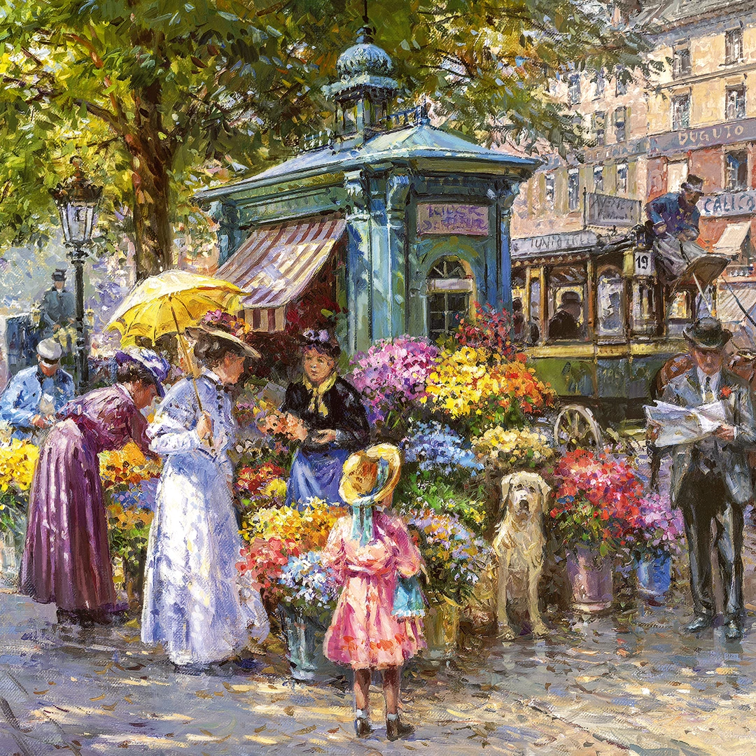 Image of street flower shop big picture