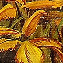 closeup picture of some of the details in Autumn in an Old Park product