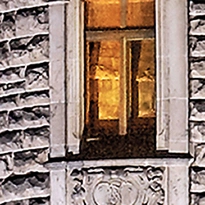closeup picture of some of the details in Castle in Moszna product