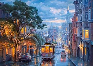Image of city after rain
