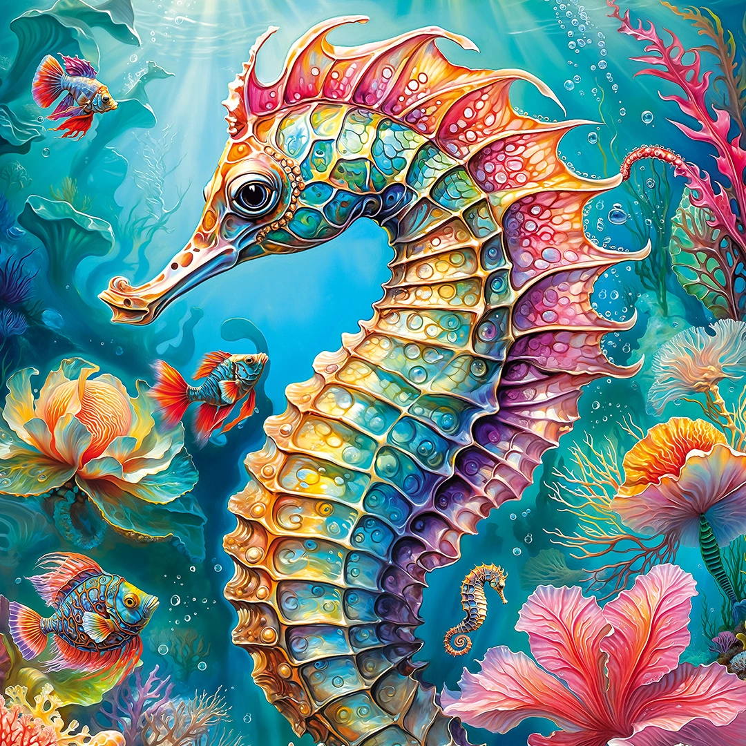 Enchanting seahorse big picture